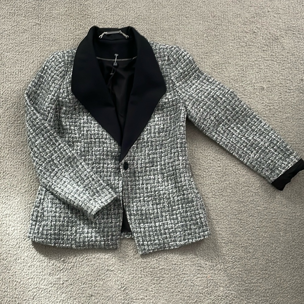 White Black Blazer